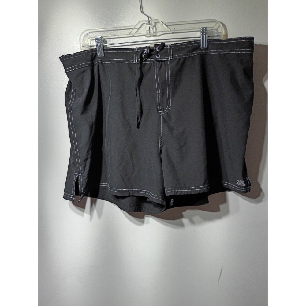 ZeroXposur Swim Shorts Women 2x black Board Shorts Quick Dry